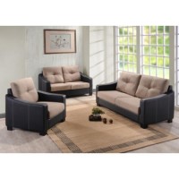 Megan 32 Seater Suite in Beige Brown