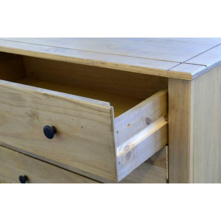 ONLY OPENED - Seconique Panama Solid Pine 4 Drawer Chest of Drawers