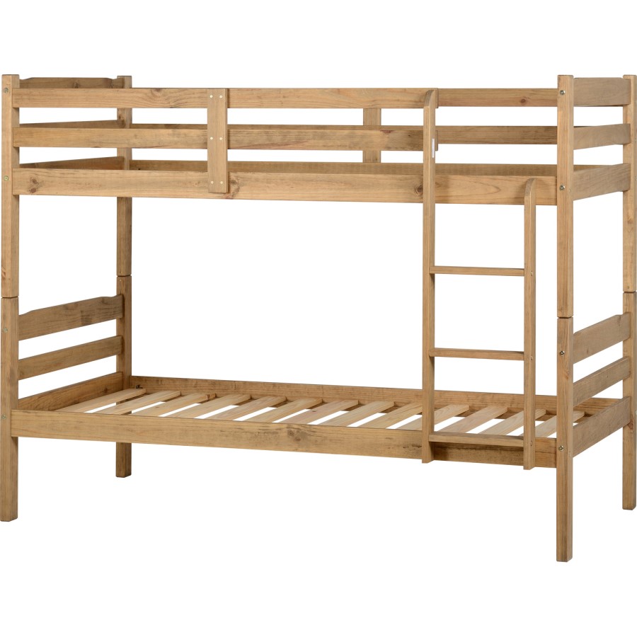 Seconique Panama Solid Pine Single Bunk Bed 3ft
