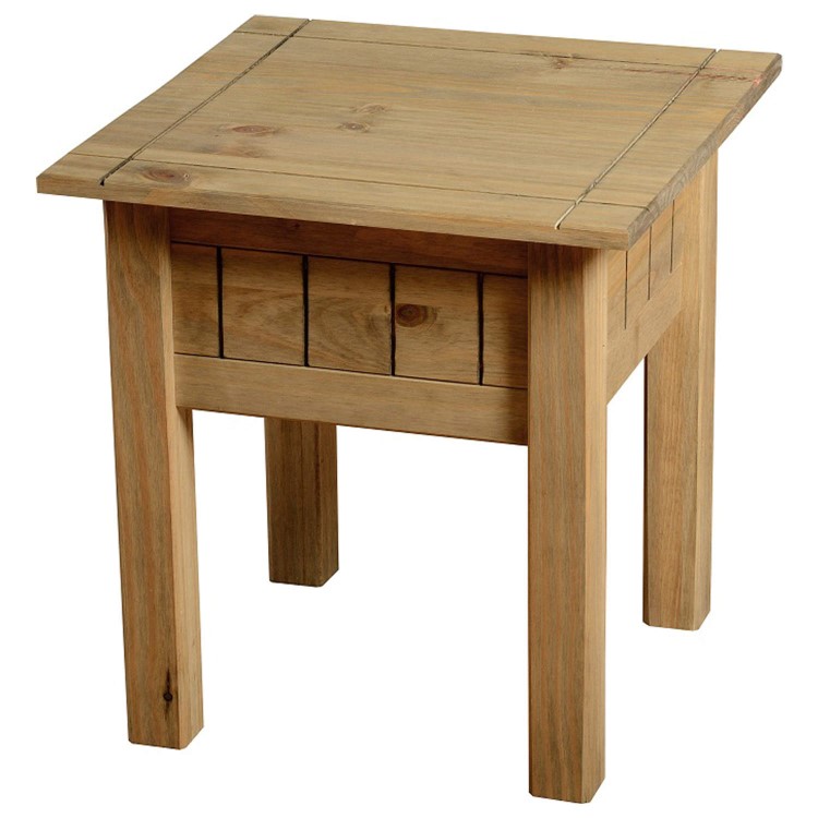 Seconique Panama Solid Pine Lamp Table