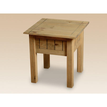 Seconique Panama Solid Pine Lamp Table