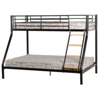 Toby Triple Sleeper in Black - bunk bed frame only