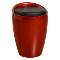 Seconique Wizard Storage Stool in Dark Red