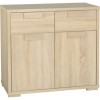 Seconique Cambourne Oak Sideboard with 2 Doors &amp; 2 Drawers