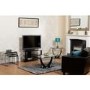 Seconique Henley Coffee Table in Glass and Black