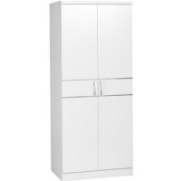 Jordan 2 Door Wardrobe in White -