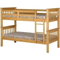 Pine Detachable Bunk Bed - Neptune - Seconique Pine Detachable Bunk Bed - Neptune - Seconique
