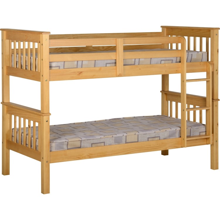 Pine Detachable Bunk Bed - Neptune - Seconique