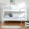 White Triple Sleeper Detachable Bunk Bed - Neptune - Seconique