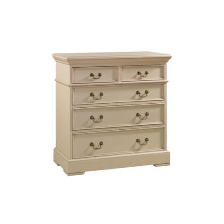 Origin Red Country House 3+2 Drawer Chest