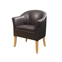 Ruddiman Eton Tub Chair in Brown