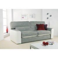 Lebus Manhattan High Back 3 Seater Sofa in Charcoal