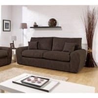 Lebus Venice High Back 3 Seater Sofa in Salsa Brown
