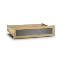Julian Bowen Strada Underbed Drawer in Light Oak and Grey