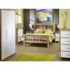 Julian Bowen Stockholm 4 Drawer Chest in Oak and White High Gloss
