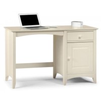 Cream Wooden Desk with Storage - Cameo - Julian Bowen Cream Wooden Desk with Storage - Cameo - Julian Bowen