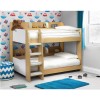 Julian Bowen Domino Bunk Beds In Maple And White
