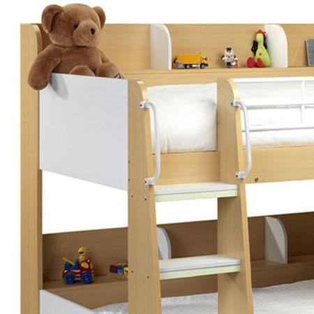 Julian Bowen Domino Bunk Beds In Maple And White