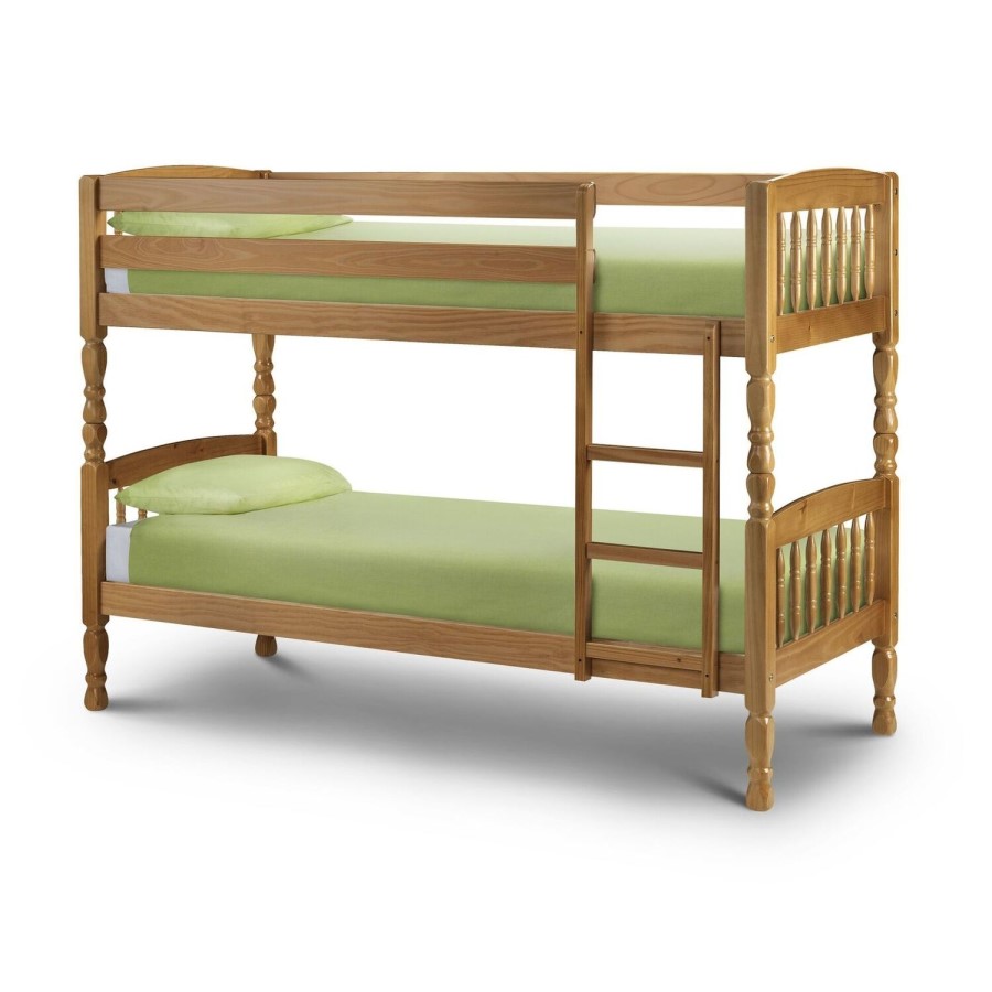 Julian Bowen Lincoln Solid Pine Bunk Bed - Single