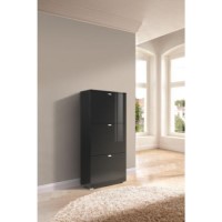 Germania Fame Shoe Cabinet in Black High Gloss