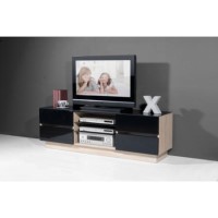 Germania Giro TV Unit in Oak and Black