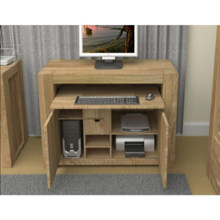 Baumhaus Atlas Solid Oak Pull-Out Desk
