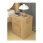 Baumhaus Atlas Solid Oak 1 Door 1 Drawer Bedside Cabinet