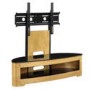 Jual Furnishings Curved Oak Cantilever TV Unit 