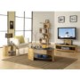 Jual Furnishings Curved Oak Cantilever TV Unit 