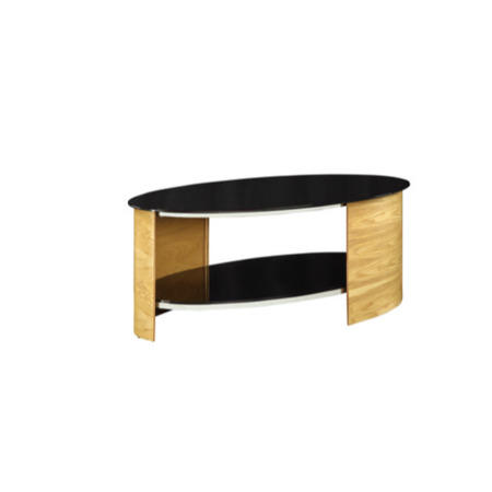 Jual Furnishings Curved Oak Coffee Table 