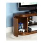 Jual Furnishings Curve Walnut TV Cabinet 