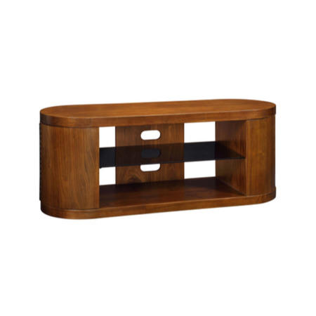 Jual Furnishings Curve Walnut TV Cabinet 