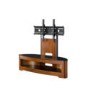 Jual Furnishings Curve Walnut & Glass Cantilever 