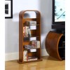 Jual Furnishings Curved Bookcase in Walnut