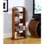 Jual Furnishings Curved Bookcase in Walnut