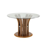 Jual Furnishings Curve Dining Table in Walnut
