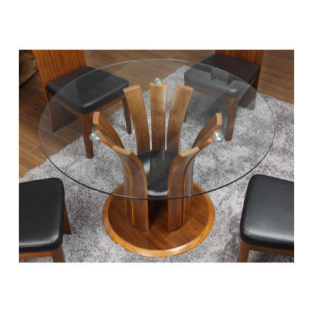 Jual Furnishings Curve Dining Table in Walnut