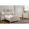 LPD Chantilly 2 Drawer Bedside Cabinet in Antique White