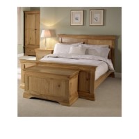 LPD - Worthing White Oak Bed Frame - Kingsize