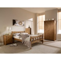 GRADE A2 - LPD Havana Pine Bed Frame - single