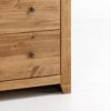 Tall Solid Pine Chest of 5 Drawers - Havana - LPD