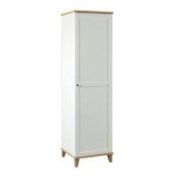 LPD Boston White 1 Door Wardrobe