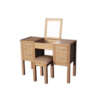 LPD Oakridge Oak Veneer Dressing Table and Stool