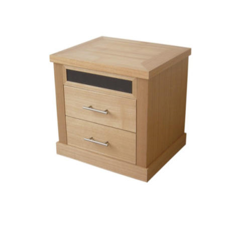 LPD Mayfair Oak 2 Drawer Bedside Cabinet