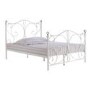 LPD Florence Kingsize Metal Bed Frame in White