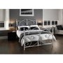LPD Florence Kingsize Metal Bed Frame in White