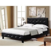 LPD Diamante Double Bed in Black