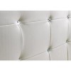 GRADE A1 - LPD Diamante Kingsize Bed in White