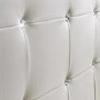GRADE A1 - LPD Diamante Single Bed in White