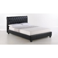LPD Amalfi Bed Frame in Black - double